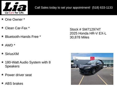 Used 2025 Honda HR-V EX-L image 6