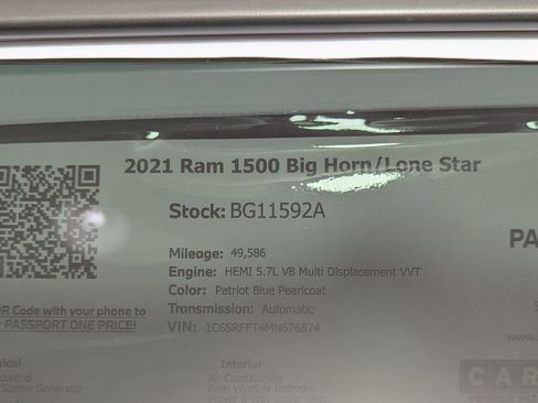 Used 2021 RAM 1500 Big Horn image 30