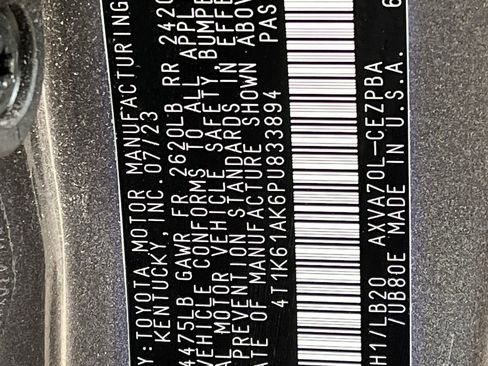 Used 2023 Toyota Camry XSE FWD image 29