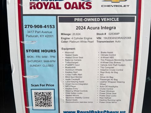 Used 2024 Acura Integra FWD image 30