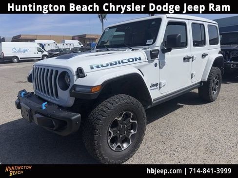 Used 2021 Jeep Wrangler Unlimited Rubicon 4xe w/ Steel Bumper Group AWD/4WD image 1