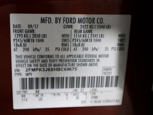 Used 2017 Ford Edge SEL w/ Equipment Group 201A FWD image 35