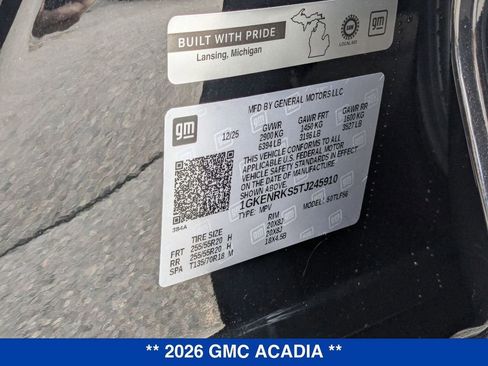New 2026 GMC Acadia Denali w/ Super Cruise Package image 41
