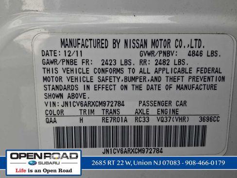 Used 2012 INFINITI G37 x Sedan w/ Premium Pkg AWD/4WD image 27