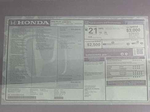 New 2025 Honda Pilot EX-L image 20