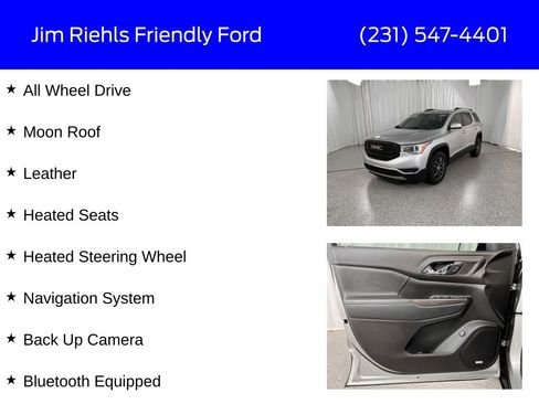 Used 2019 GMC Acadia SLT w/ LPO, Black Accent Package AWD/4WD image 6