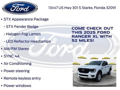 New 2025 Ford Ranger XL w/ Trailer Tow Package image 15