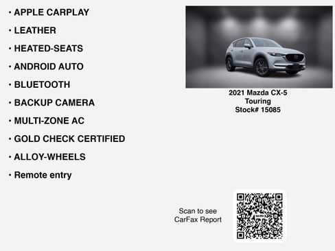Used 2021 MAZDA CX-5 Touring w/ Touring Preferred SV Package AWD/4WD image 7