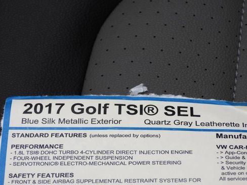Used 2017 Volkswagen Golf SEL FWD image 77