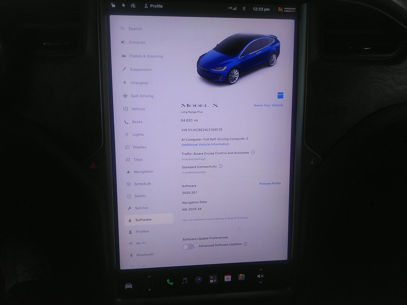 Used 2020 Tesla Model X Long Range AWD/4WD image 2