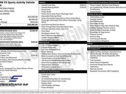 Used 2019 BMW X3 xDrive30i w/ Convenience Package image 41