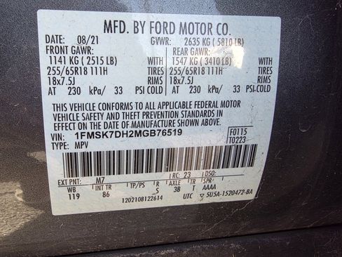 Used 2021 Ford Explorer XLT w/ Class III Trailer Tow Package image 33