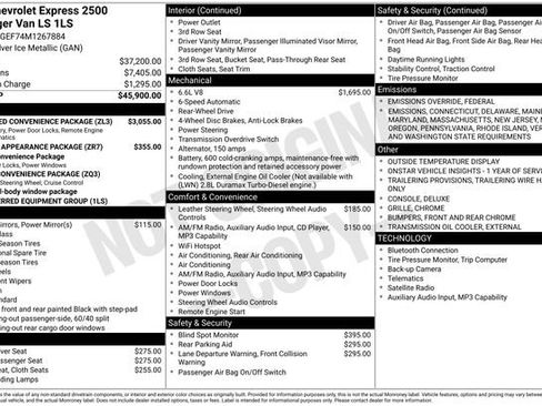 Certified 2021 Chevrolet Express 2500 LS w/ Enhanced Convenience Package image 6