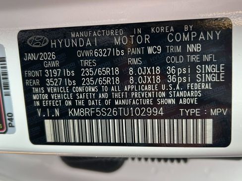 New 2026 Hyundai Palisade SE FWD image 32