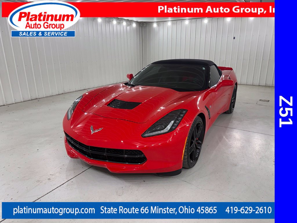 Used 2014 Chevrolet Corvette Stingray Convertible w/ 2LT Preferred Equipment Group RWD image 1