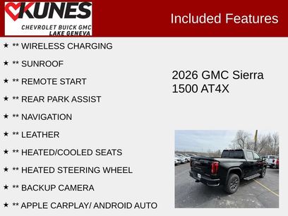 New 2026 GMC Sierra 1500 AT4X