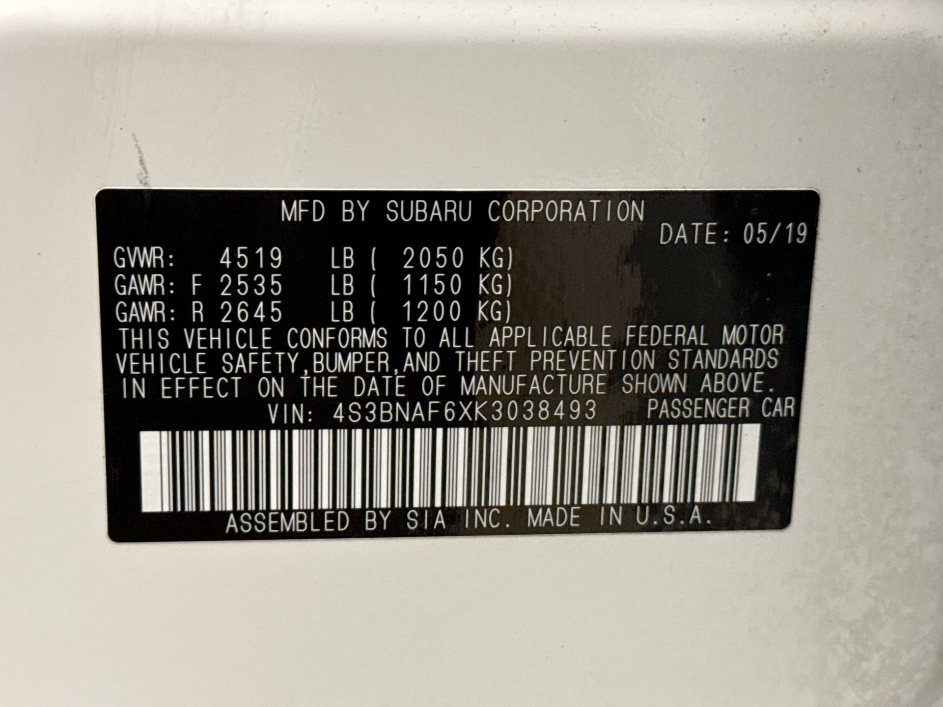 Used 2019 Subaru Legacy 2.5i Premium AWD/4WD image 21