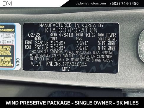 Used 2023 Kia Niro Wind w/ Wind Preserve Package FWD image 43