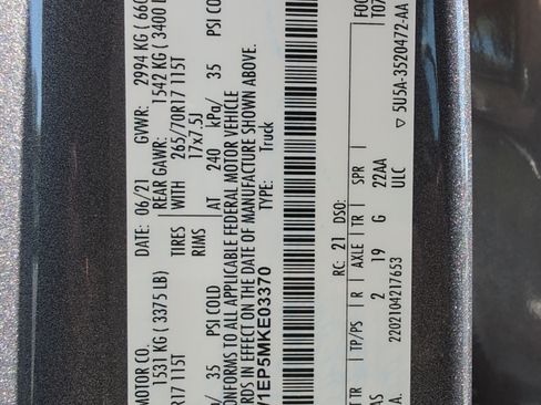 Used 2021 Ford F150 XL w/ Equipment Group 101A High AWD/4WD image 34