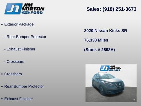 Used 2020 Nissan Kicks SR w/ Exterior Package FWD image 8