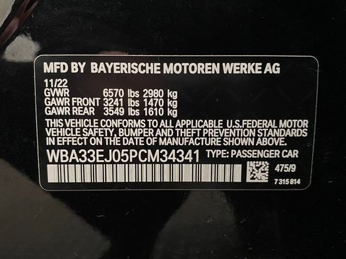 Certified 2023 BMW 760i xDrive w/ Executive Package image 35