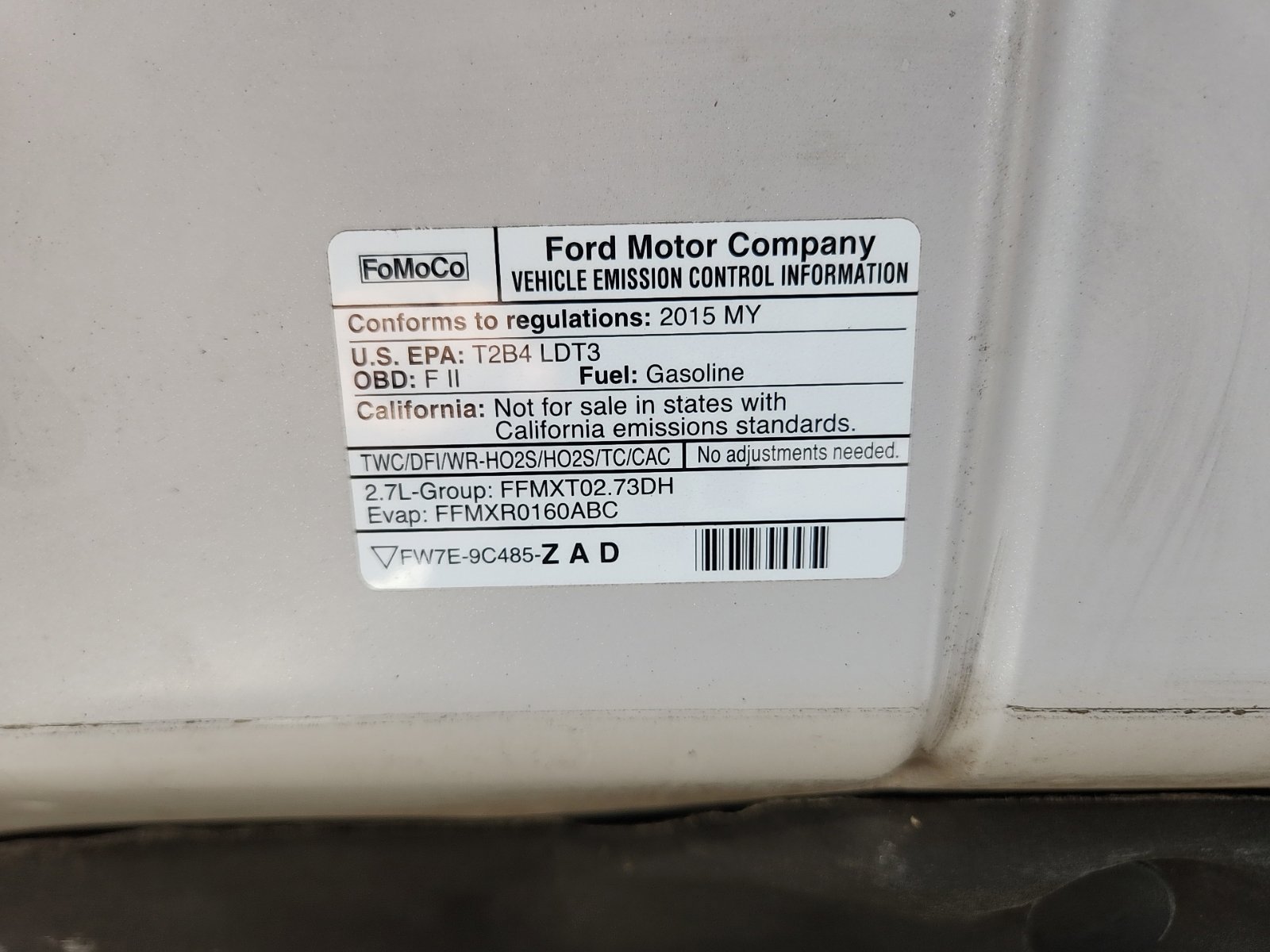 Used 2015 Ford F150 XL w/ Equipment Group 101A Mid RWD image 14