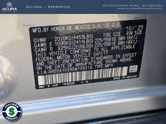 Certified 2025 Acura ADX FWD image 12