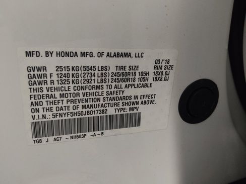 Used 2018 Honda Pilot EX-L image 33