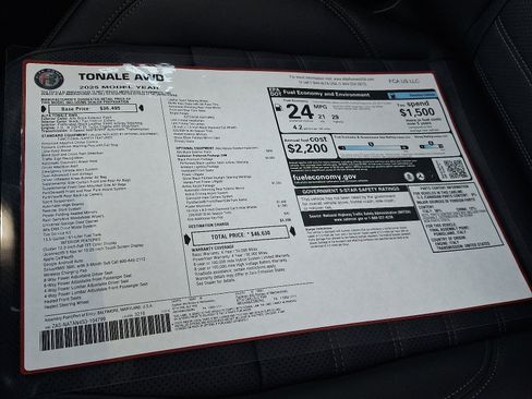 New 2025 Alfa Romeo Tonale AWD w/ Premium Package image 11