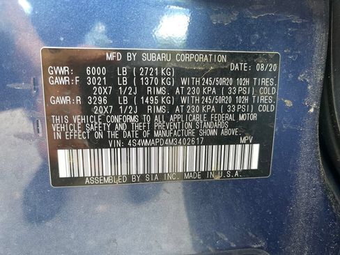Used 2021 Subaru Ascent Limited w/ Technology Package AWD/4WD image 33
