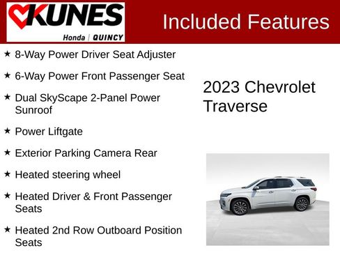 Used 2023 Chevrolet Traverse Premier AWD/4WD image 3