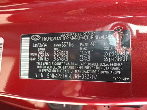 Used 2024 Hyundai Santa Fe Calligraphy AWD/4WD image 27
