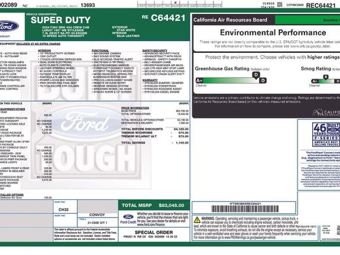 Used 2024 Ford F350 Lariat w/ Lariat Ultimate Package image 38