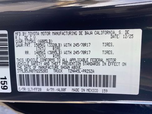 New 2026 Toyota Tacoma SR5 image 19