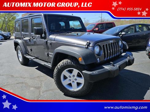 Used 2017 Jeep Wrangler Unlimited Sport w/ Quick Order Package 24S image 1