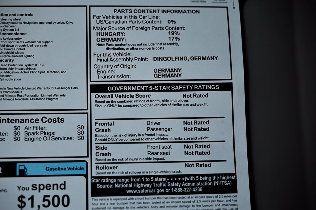 Used 2026 BMW 530i w/ Premium Package RWD image 40