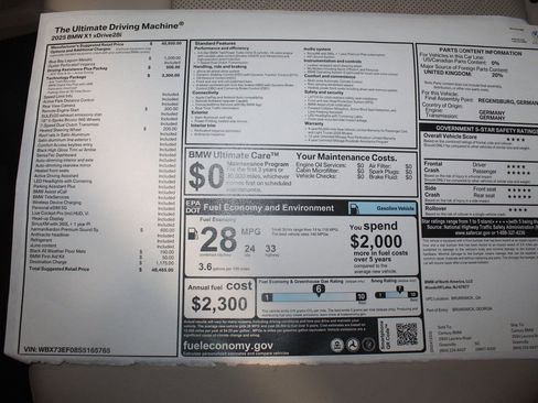 Used 2025 BMW X1 xDrive28i w/ Technology Package image 23