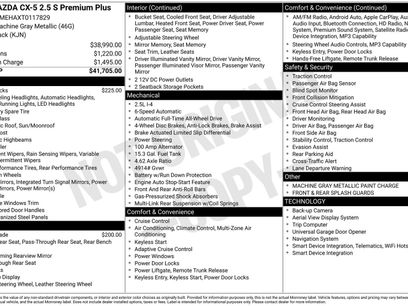 New 2026 MAZDA CX-5 2.5 S w/ Premium Plus Package