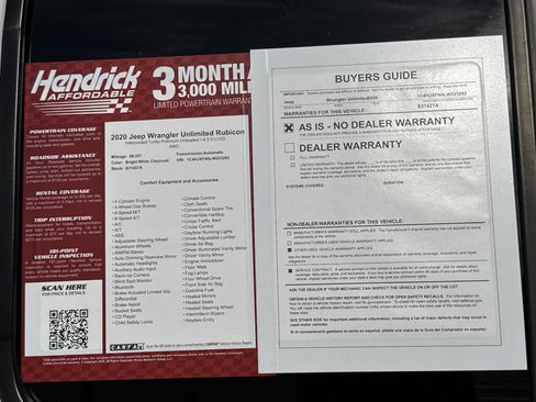 Used 2020 Jeep Wrangler Unlimited Rubicon image 37