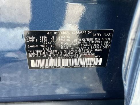 Used 2022 Subaru Outback Premium image 34