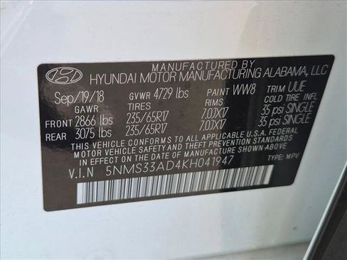 Used 2019 Hyundai Santa Fe SEL FWD image 23