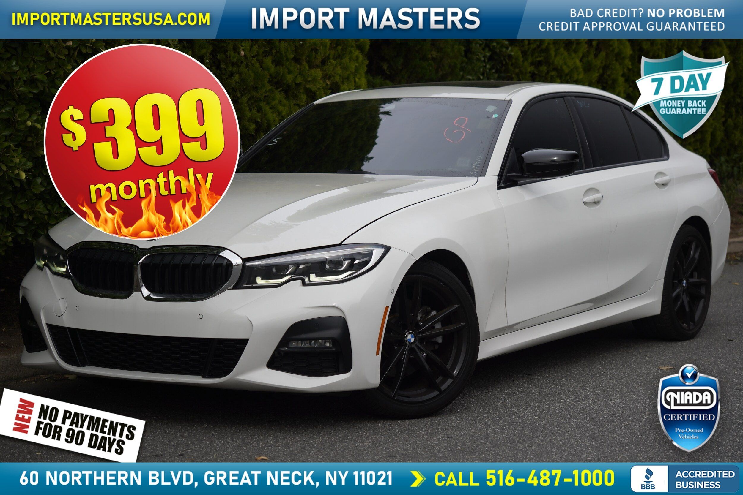 Used 2021 BMW 330i Sedan w/ M Sport Package RWD image 1