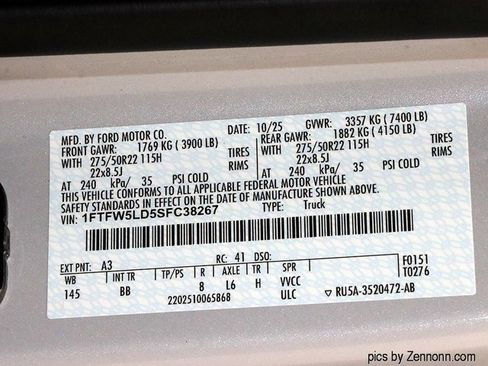 New 2025 Ford F150 Lariat w/ Equipment Group 502A High image 35