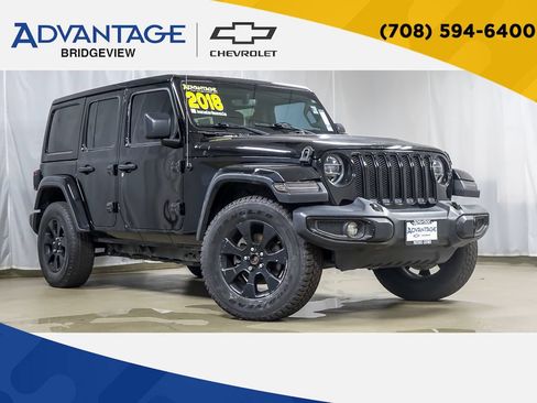 Used 2018 Jeep Wrangler Unlimited Sahara AWD/4WD image 1