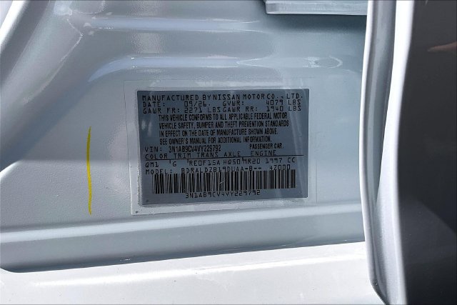 New 2027 Nissan Sentra SV w/ Floor Mat Package FWD image 13