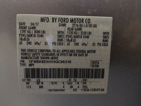 Used 2017 Ford Explorer XLT w/ Equipment Group 202A image 33