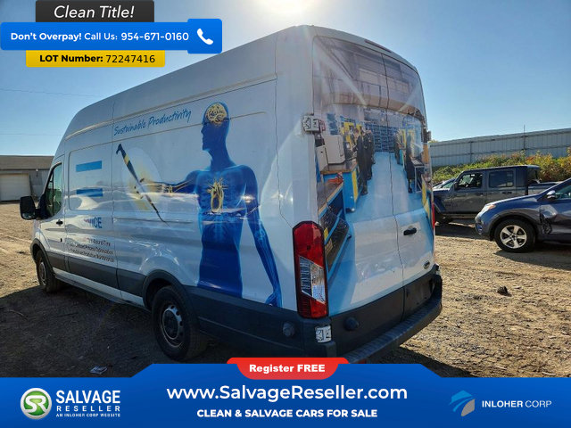 Used 2016 Ford Transit 350 148 High Roof Extended RWD image 3