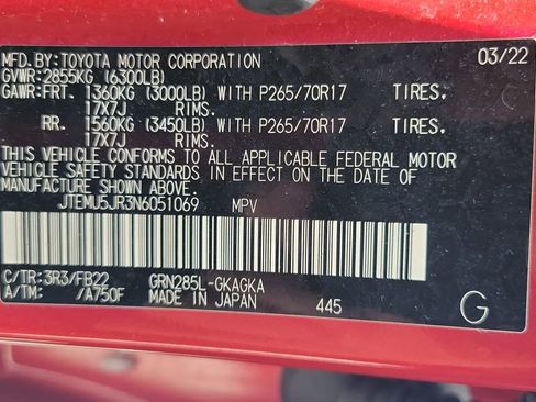 Certified 2022 Toyota 4Runner SR5 AWD/4WD image 25