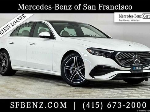 Certified 2025 Mercedes-Benz E 350 White image 1