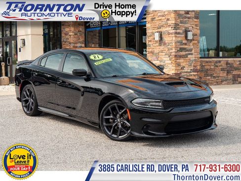 Used 2021 Dodge Charger R/T w/ Blacktop Package RWD image 1